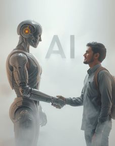 Student learning AI course at Arth Institute - Best Computer Institute in Delhi