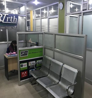 badarpur computer course counselling cabin at arth institute