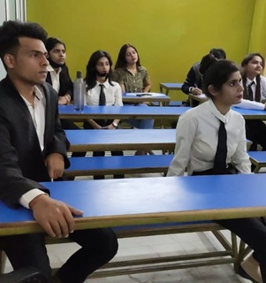 arth institute durgapuri computer course theory class room